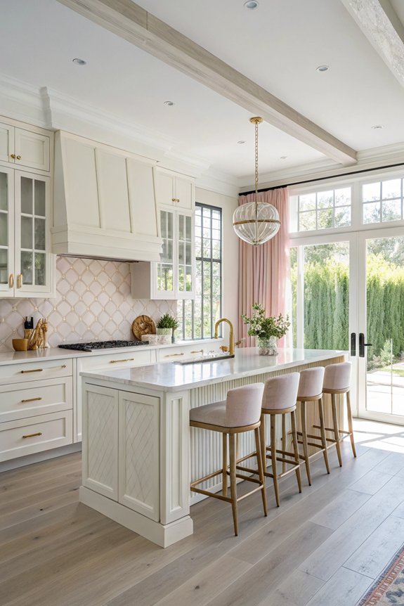 light colors enhance brightness