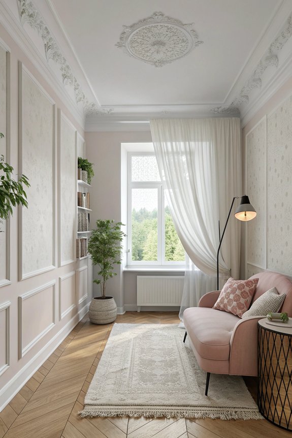 light colors enhance spaciousness