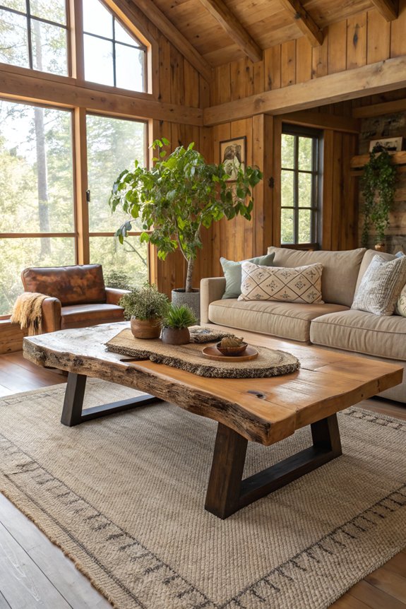 live edge furniture appeal