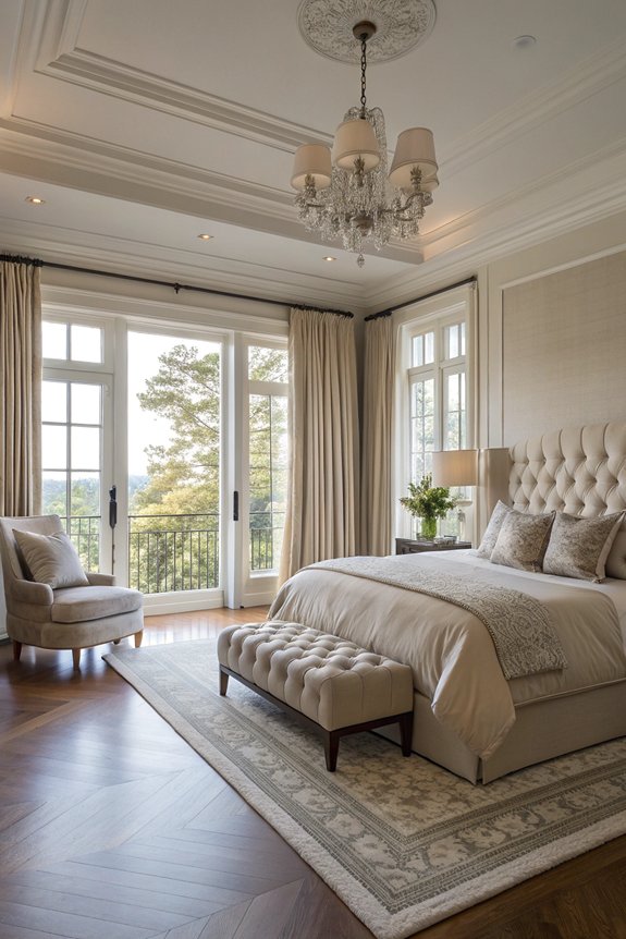 luxurious relaxation in bedrooms