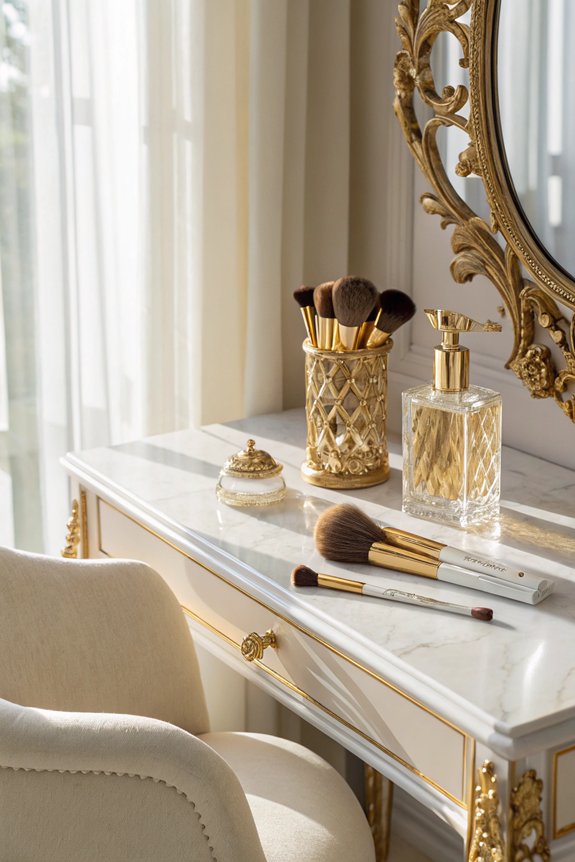 marble and gold elegance