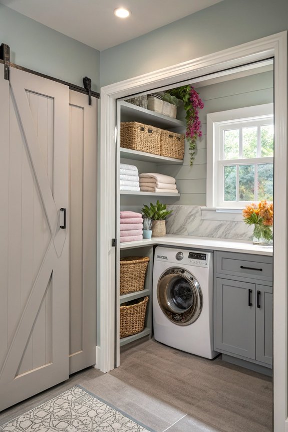 maximize laundry room space