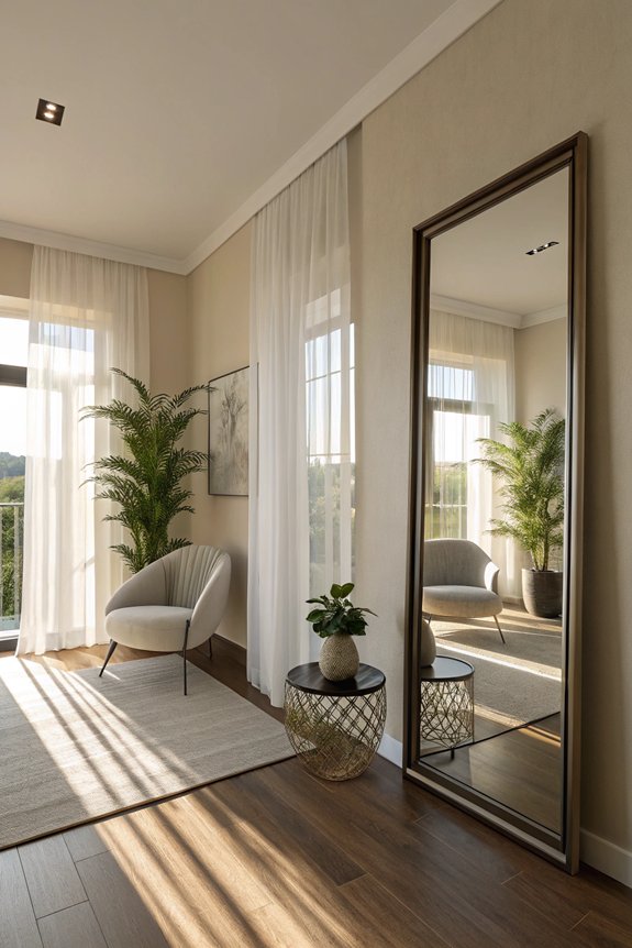 maximize natural light reflection