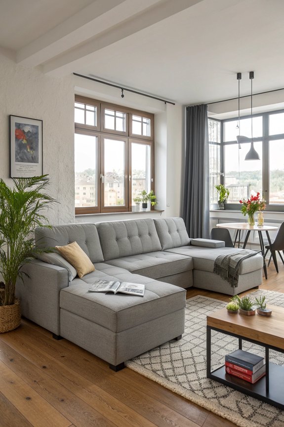 maximize space with furniture