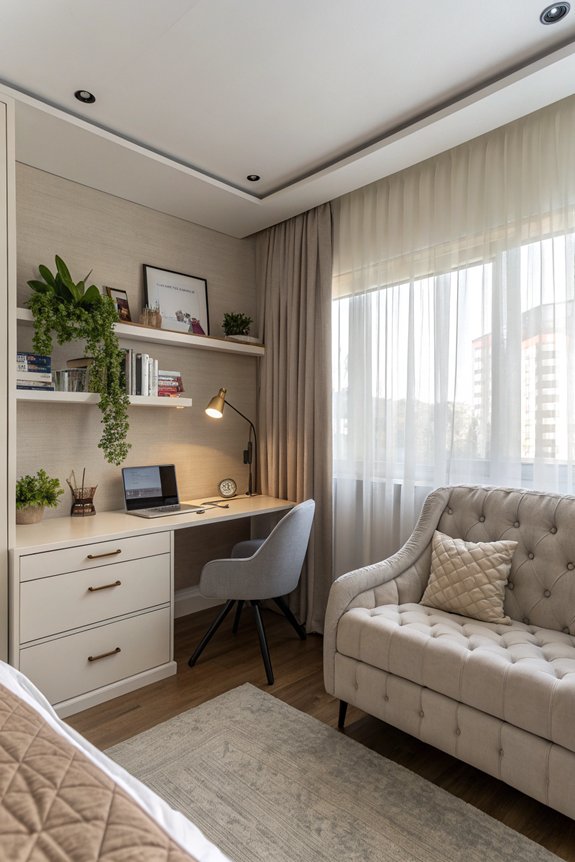 maximize space with multifunctional furniture