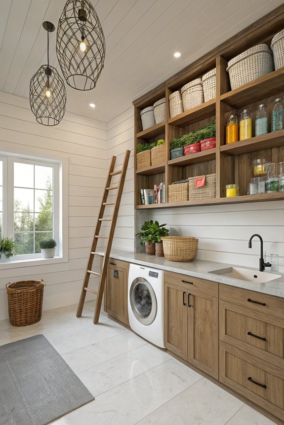 maximize utility room storage