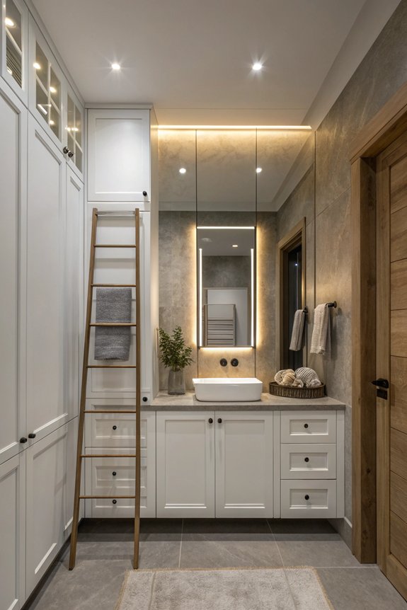 maximize vertical storage space