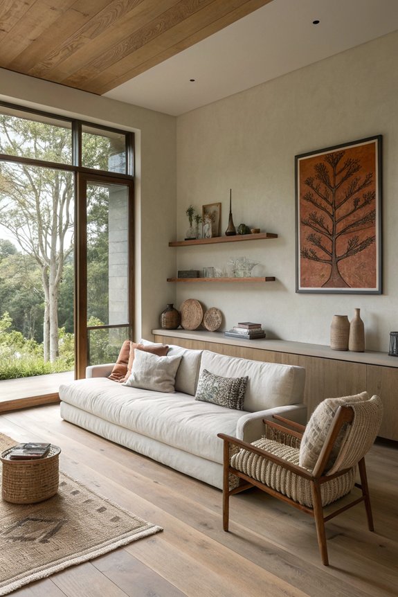 meaningful minimalist decor selection