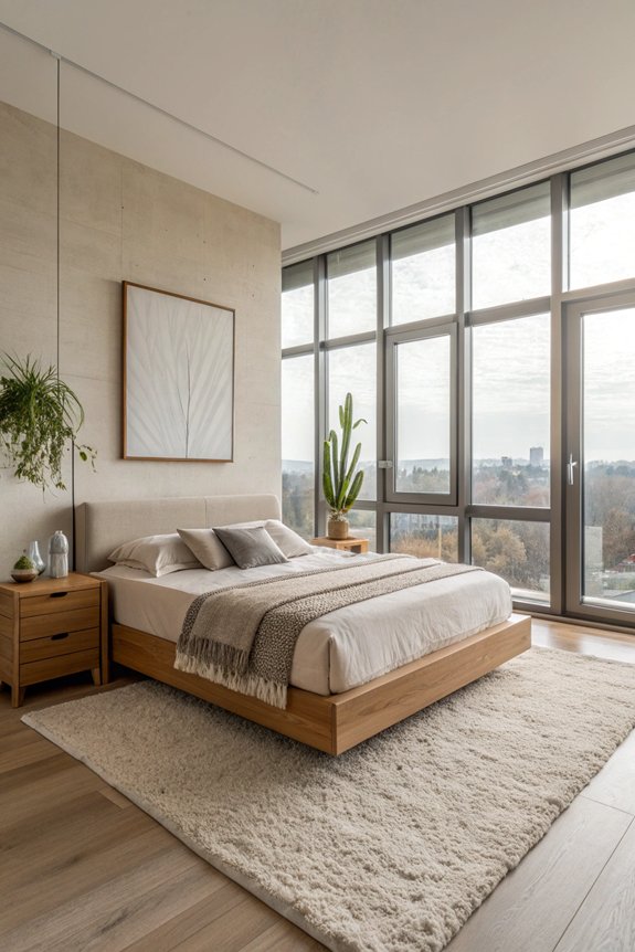 minimalist bedroom layout tips