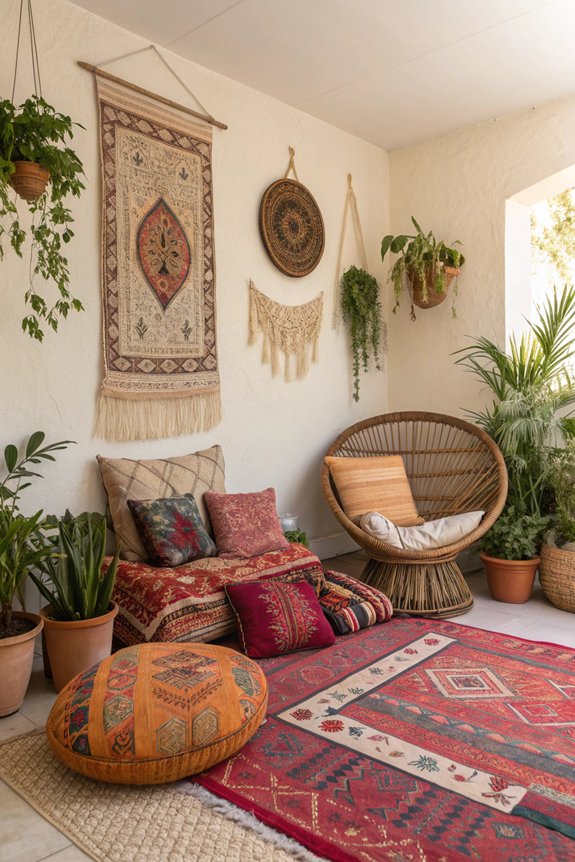 mix textiles for vibrancy