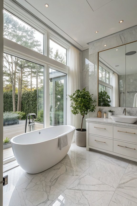 modern minimalist bathtub design