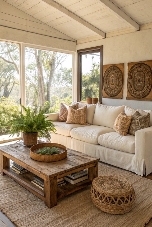 natural materials create coziness