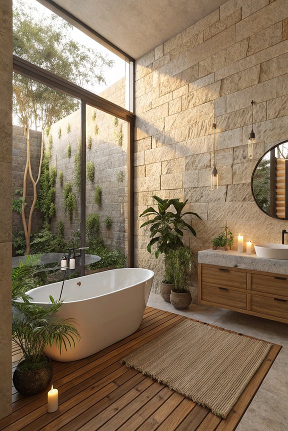 natural materials for tranquility