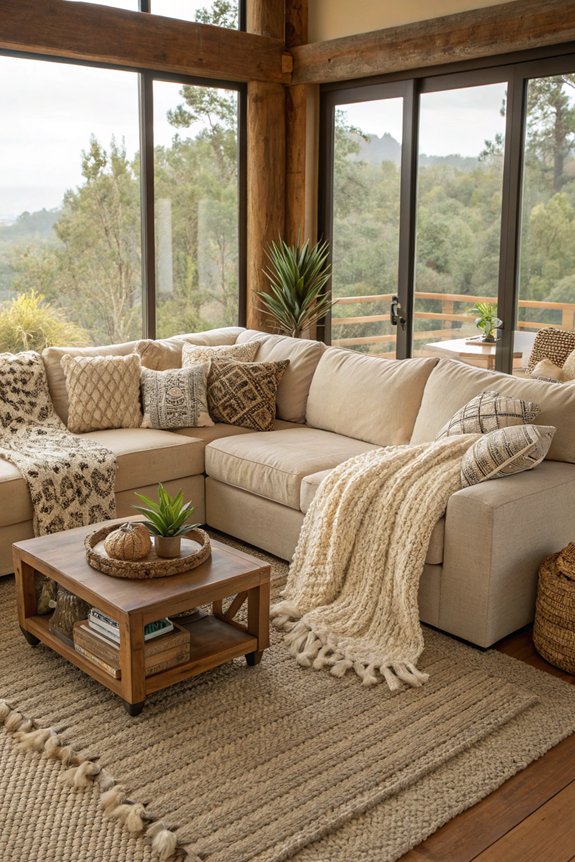 natural textures for warmth