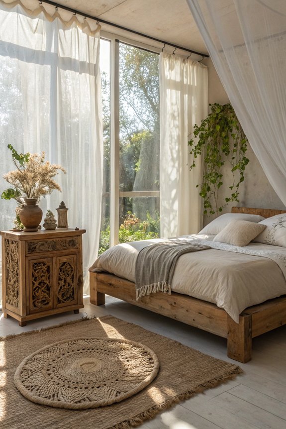 natural wood for coziness