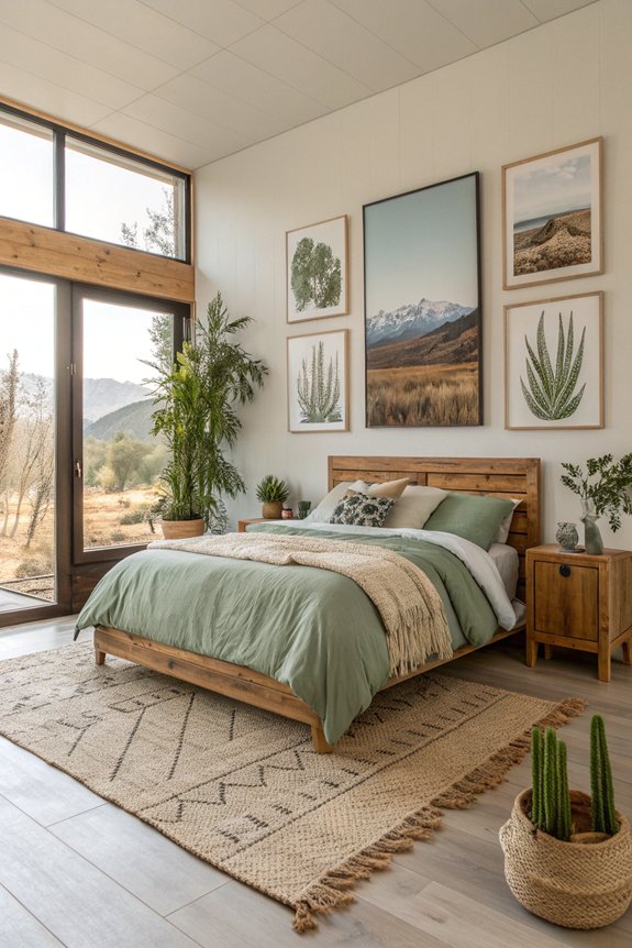 nature inspired bedroom decor