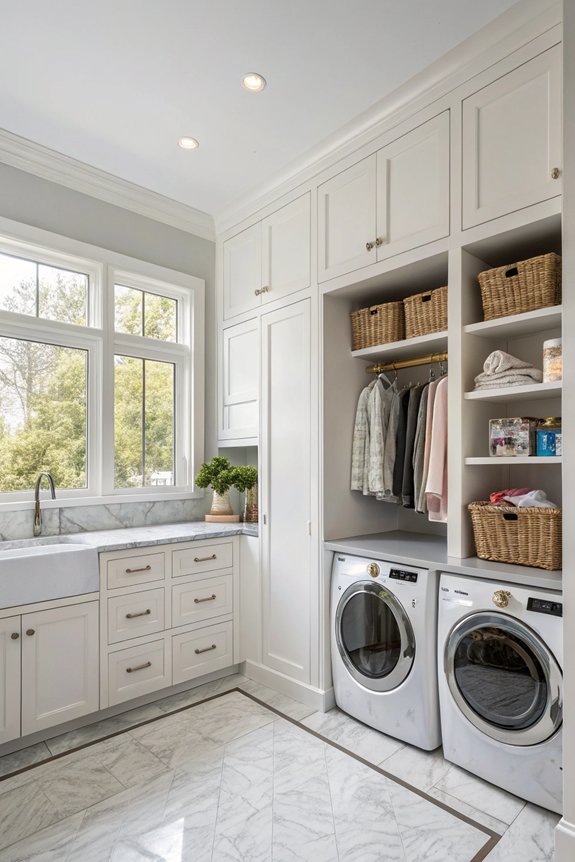 organize your laundry area