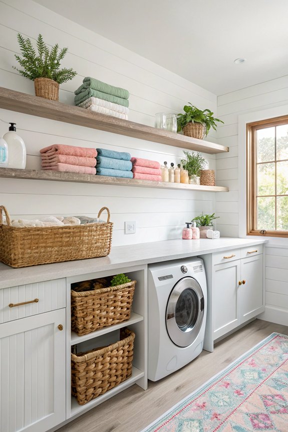 organized open shelving solutions