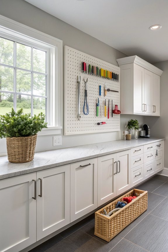 organized utility room essentials