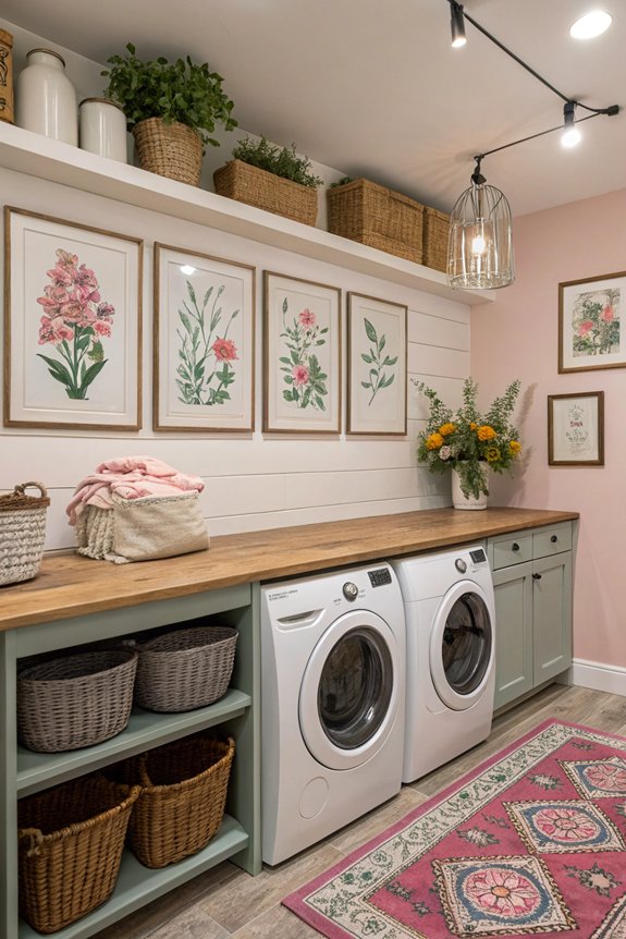 personalize your laundry space