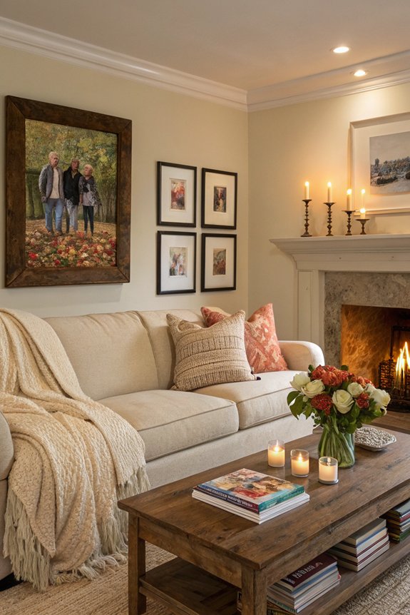 personalized family photo display