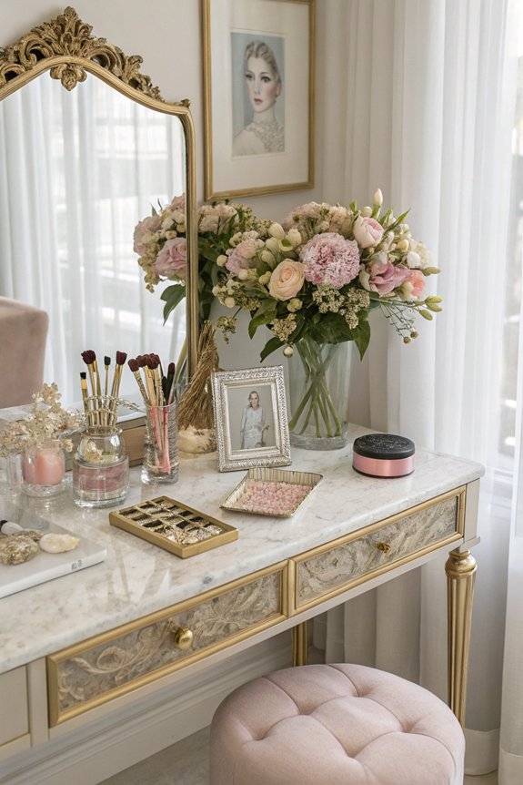 personalized vanity decor ideas