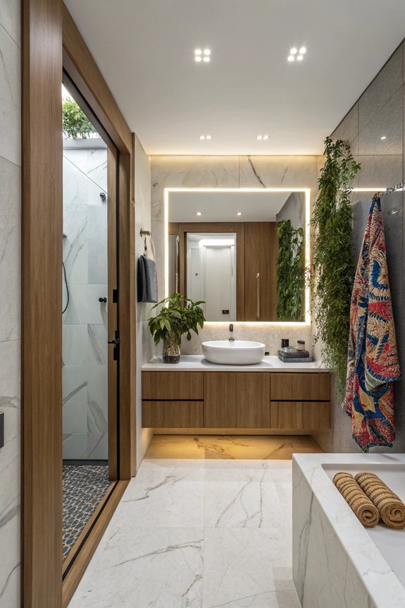 pocket doors for space saving