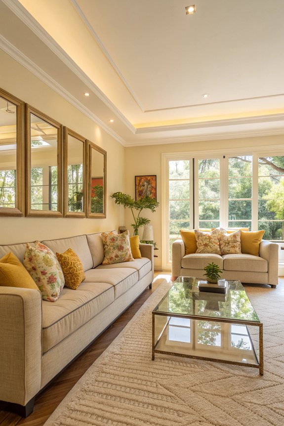 reflective light and space