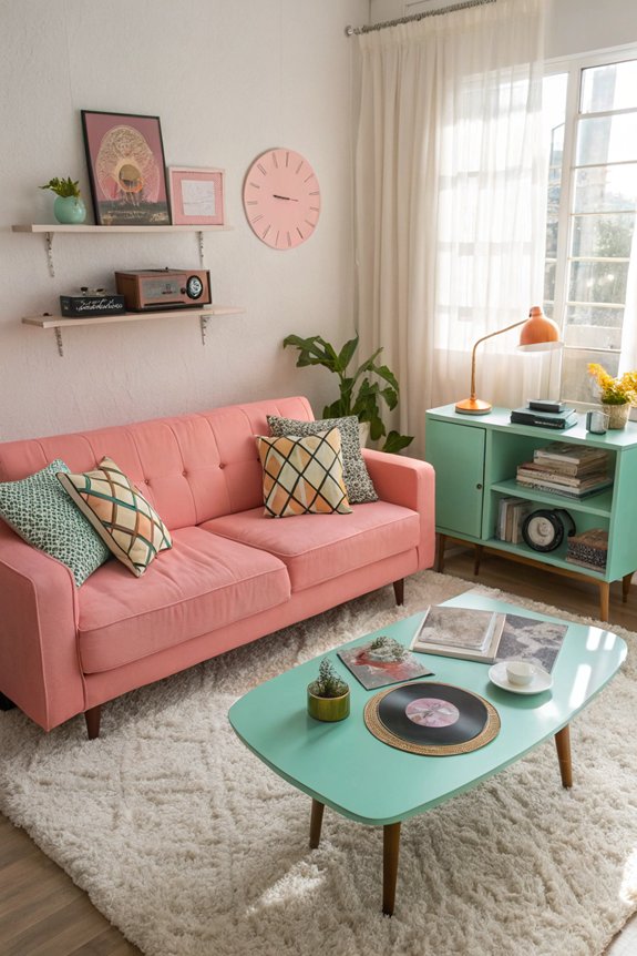 retro furniture for y2k