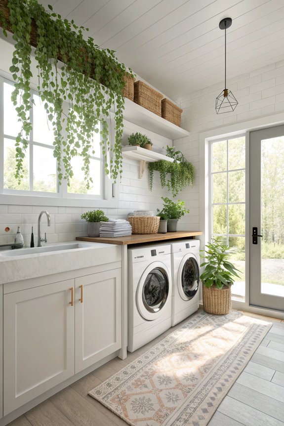 revitalizing laundry room plants