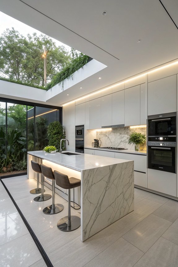 seamless integrated kitchen design