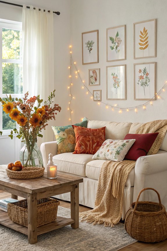 seasonal decor refreshes home