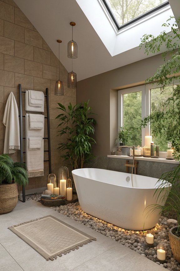 serene spa like bathroom retreat