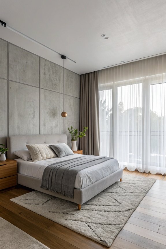 sheer curtains enhance natural light