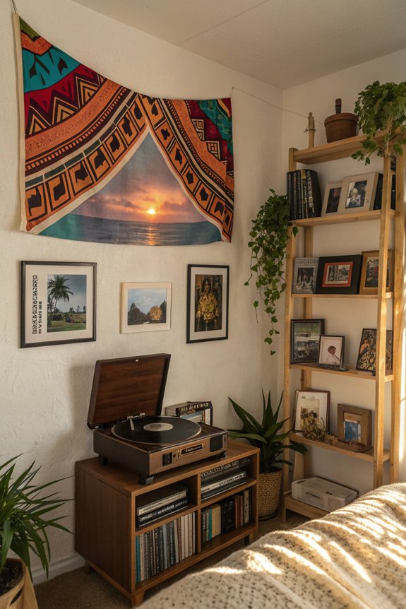 showcase hobbies with decor