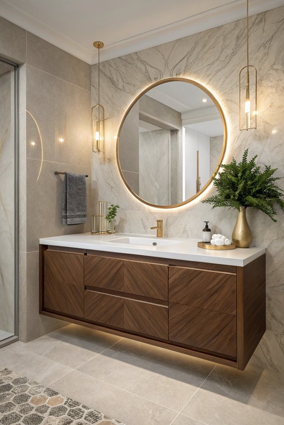 sleek stylish space saving vanities