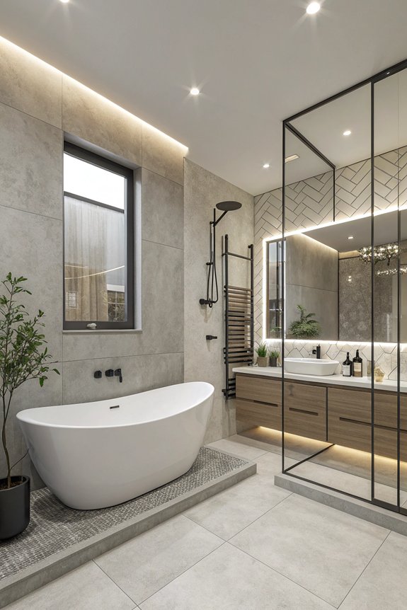 smart luxury bathroom features