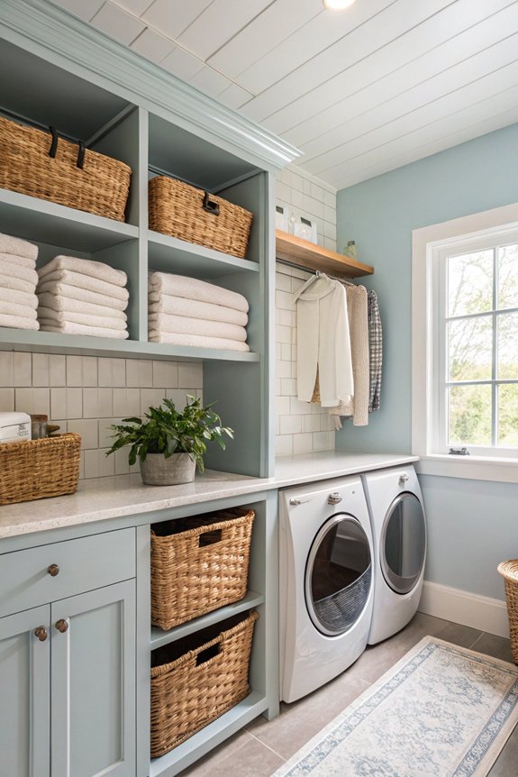 smart storage with baskets