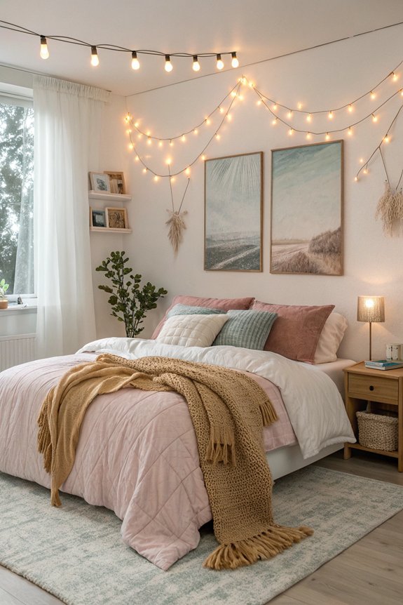 soft lighting enhances ambiance