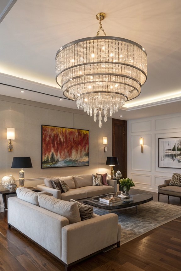 striking lighting as centerpiece