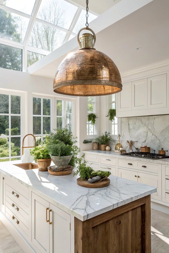 stunning statement kitchen lighting