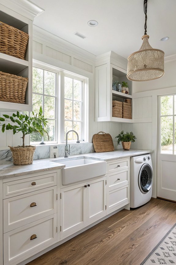 stylish and functional laundry room