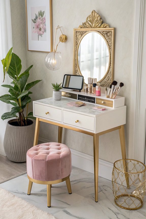 stylish compact vanity solutions