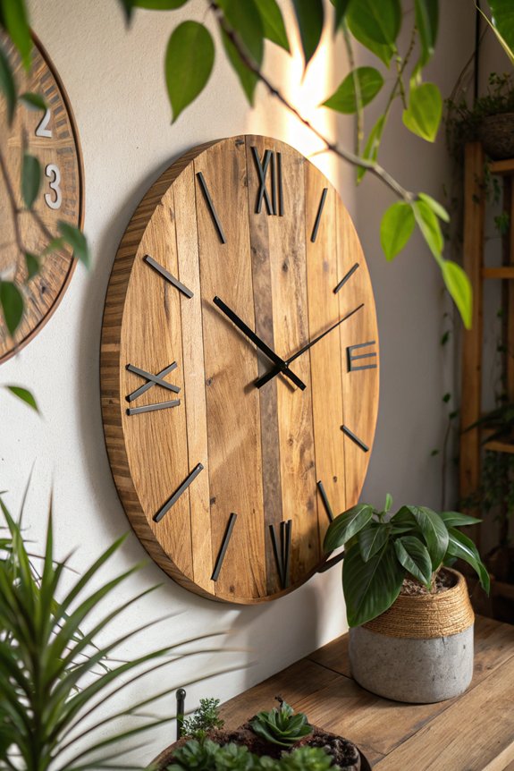stylish diy wall clock
