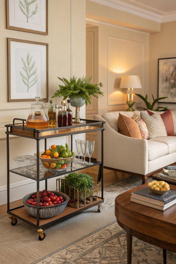 stylish drinks serving station