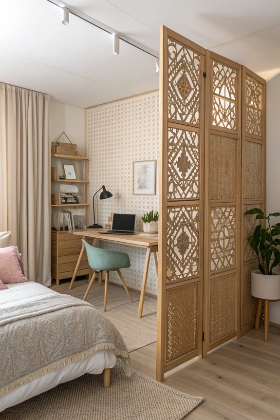 stylish privacy with dividers