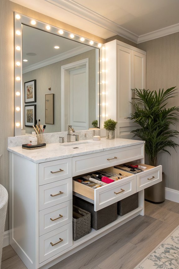 stylish storage vanity solutions