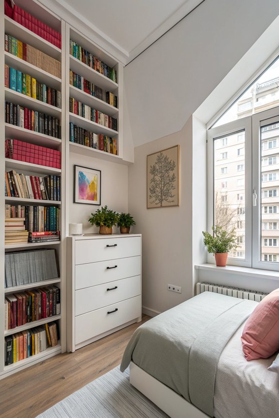 tall furniture maximizes space