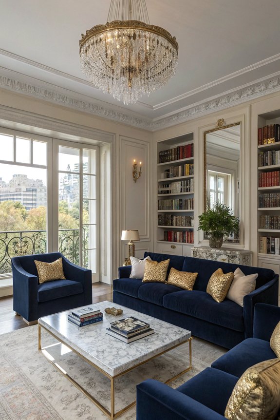 timeless contemporary living room