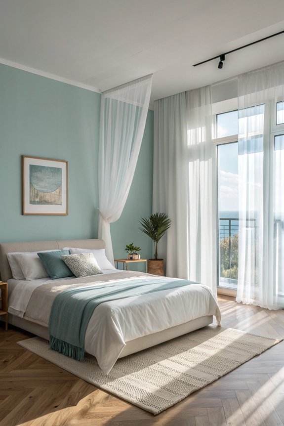 tranquil color palette selection